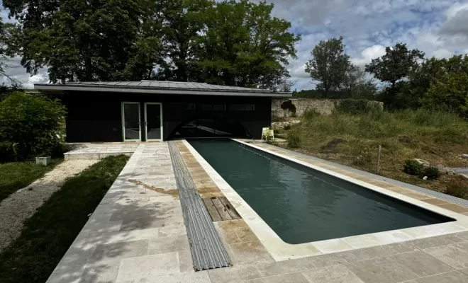 Aménagement extérieur de piscine, Chablis, R.S. BATI